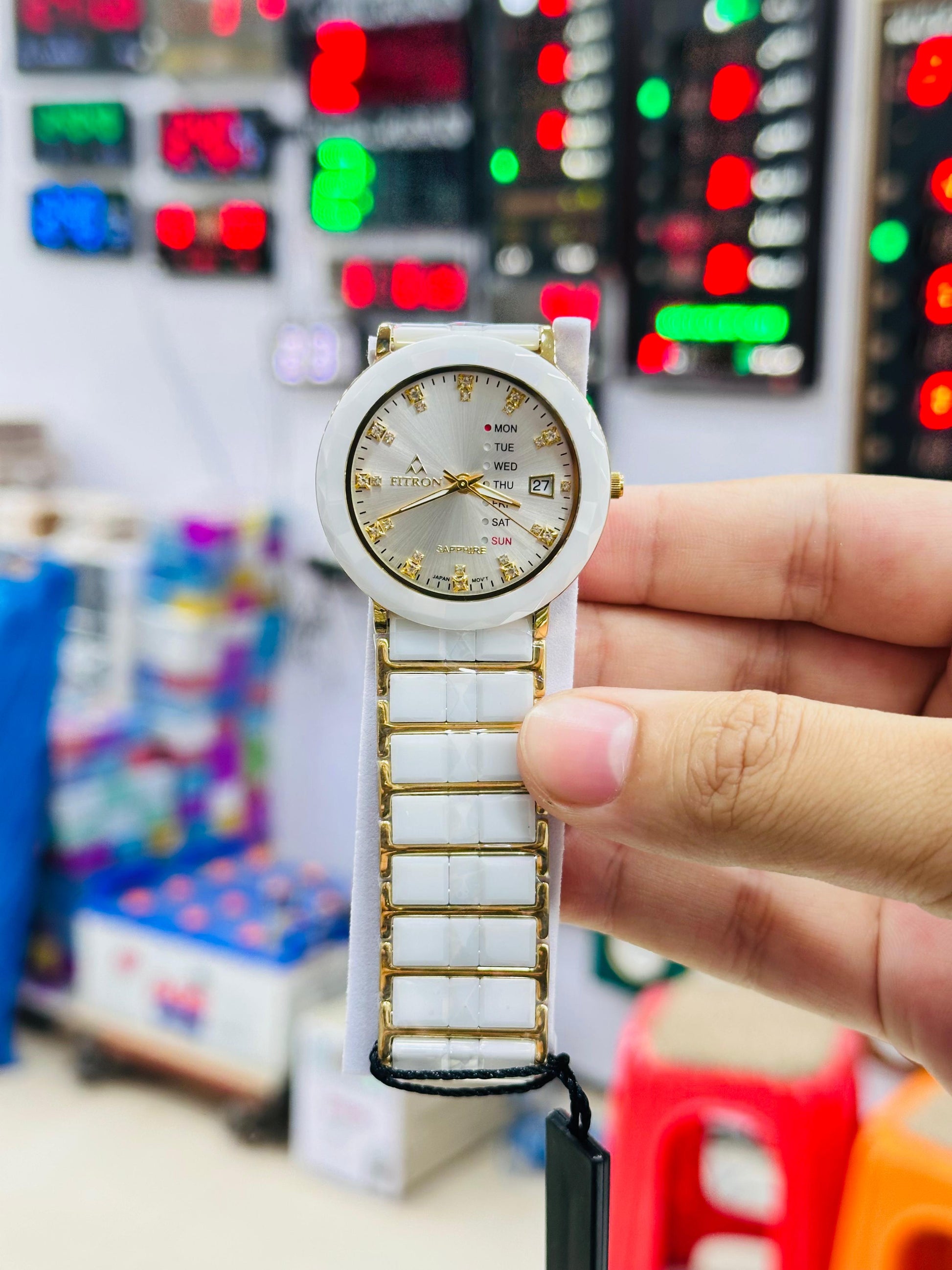 Fiftron-stone-quartz watch F01