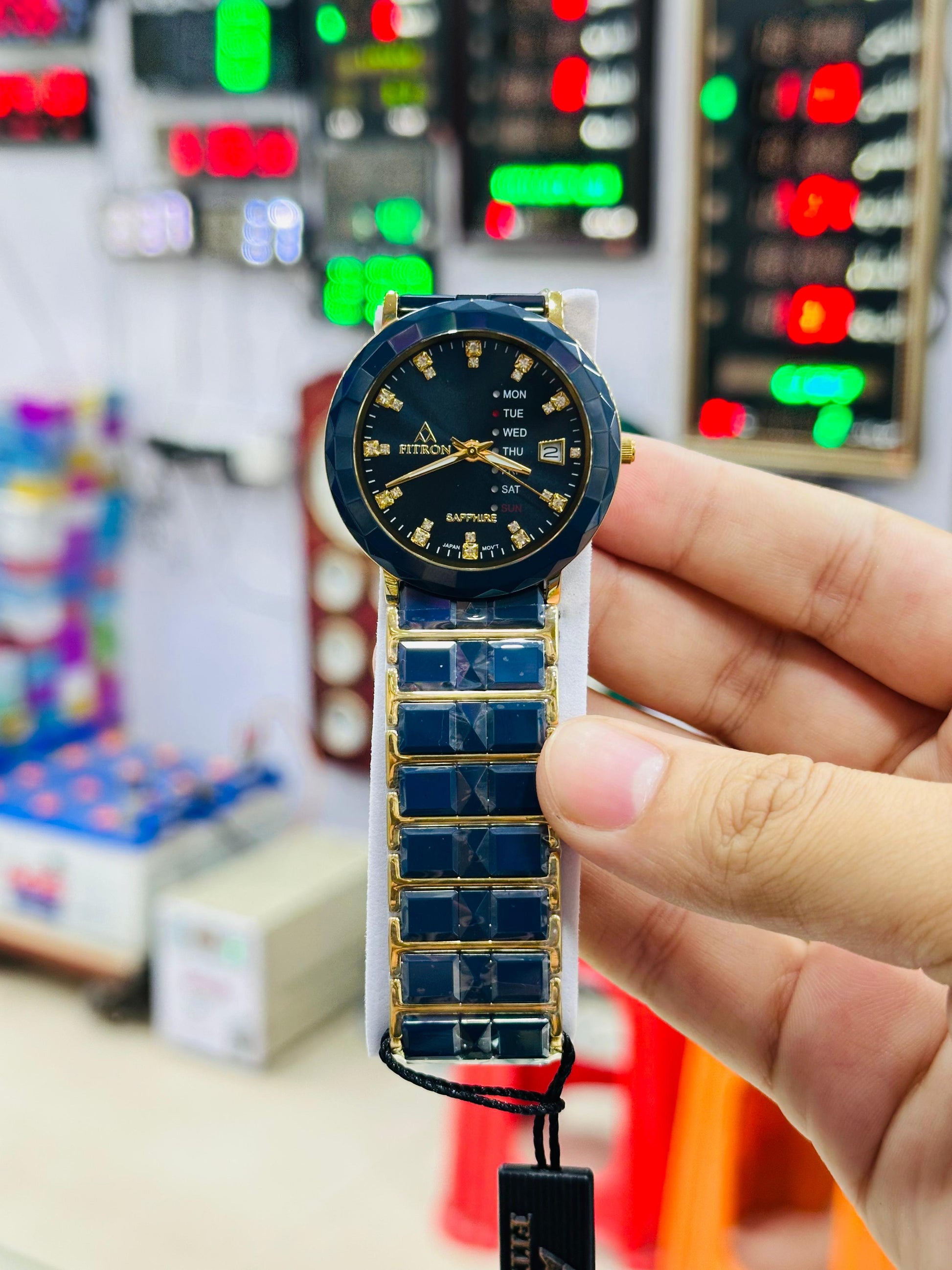 Fiftron-stone-quartz watch F01
