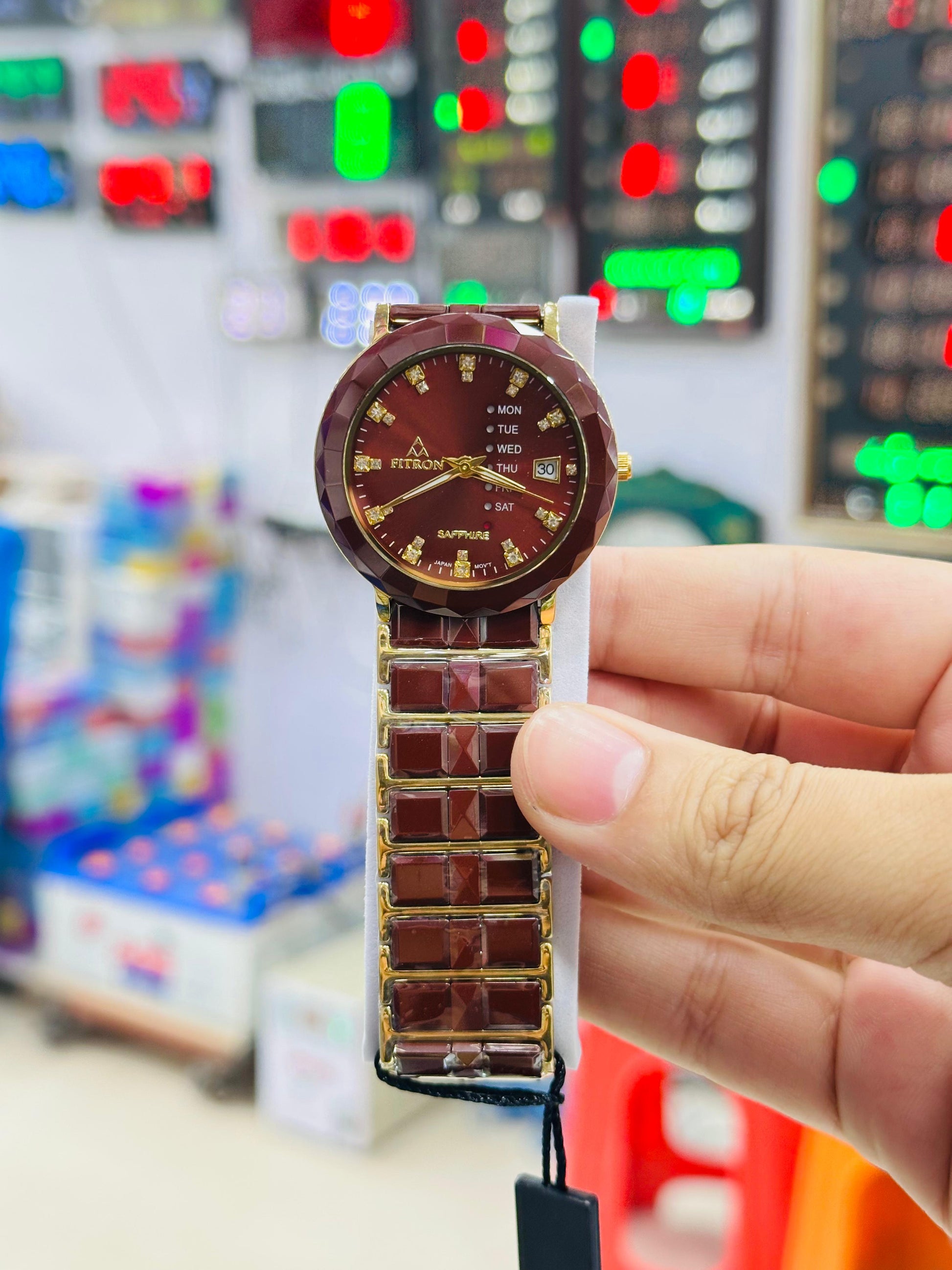 Fiftron-stone-quartz watch F01