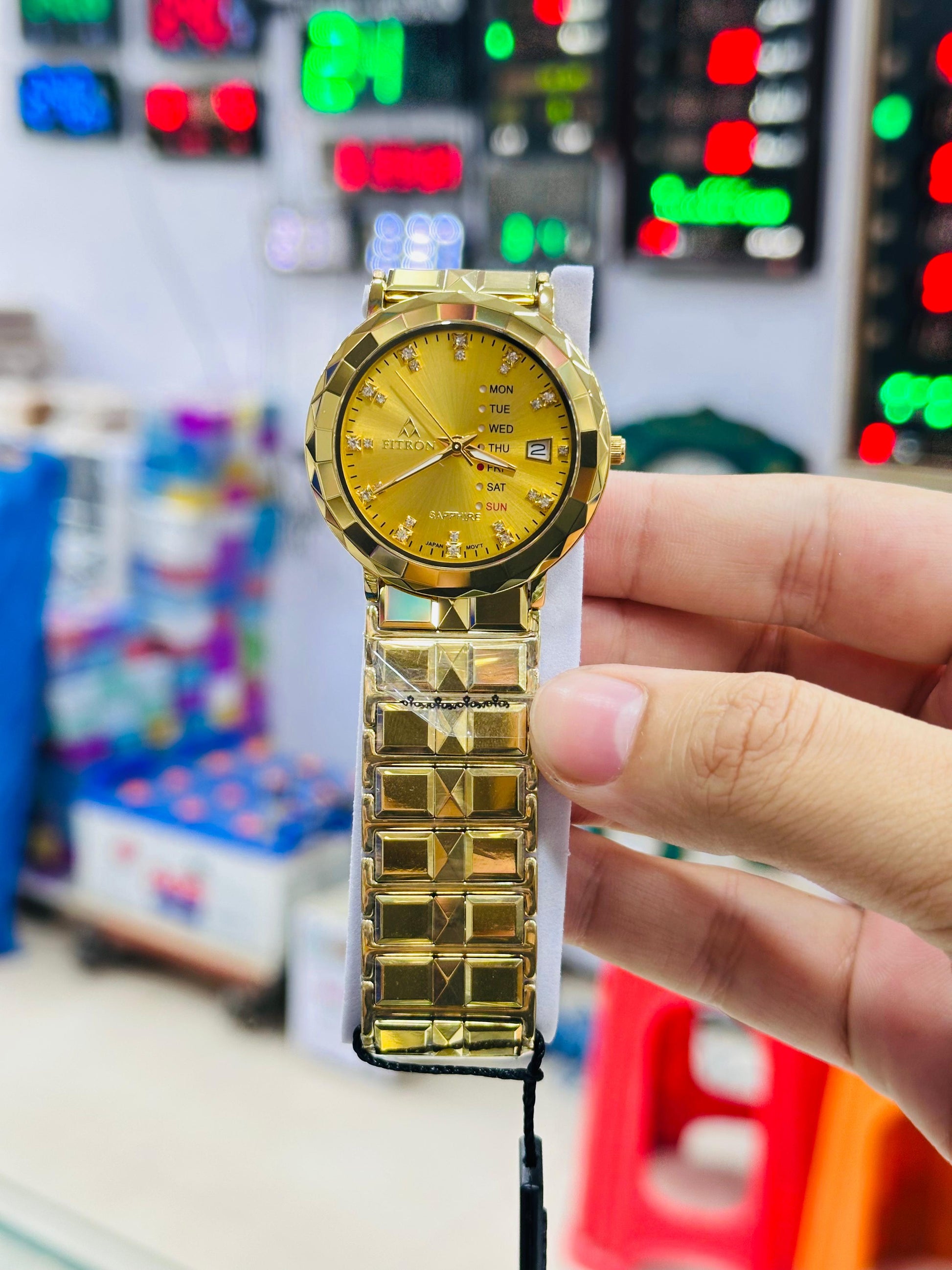 Fiftron-stone quartz watch F02